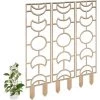 MONLY Treillis Jardin Bois, (3Pack) Tuteurs Pour Plantes Support Plante Treillis Pour Plantes Grimpantes Decoration Treillis Jardin Exterieur, Treillis Plante Grimpante Exterieur Intérieur (Lune) -Accessoire de culture Soldes Boutique 65757396 1