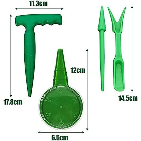 YIENJAOY 6PCS Mini Kit Outils Jardinage Réglable Semences Semeur Planteur Fleur Herbe Semoir Outils De Jardinage Sol Puncher Graine Planteur Outil Kit Set Simple Semis 4 YIENJAOY 6PCS Mini Kit Outils Jardinage Réglable Semences Semeur Planteur Fleur Herbe Semoir Outils De Jardinage Sol Puncher Graine Planteur Outil Kit Set Simple Semis – Image 2