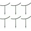 Tuteurs En Métal Pour Plantes De Jardin - Vert - Anneau De Support Demi-rond Pour Plantes En Pot - Pour Petites Plantes En Pot - LITZEE Plantes Succulentes Lot De 6 Accessoires