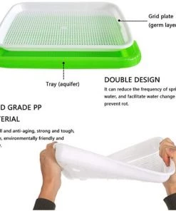 MEZHENG Plateau De Germination Des Graines Plateau De Semis Boîte À Germer Plateaux De Culture Mini Serre Pour Semis Propagateur Graine Plastique Plateau À Graines Pour Jardin Balcon Bureau Maison 2 Pièces 9 MEZHENG Plateau De Germination Des Graines Plateau De Semis Boîte À Germer Plateaux De Culture Mini Serre Pour Semis Propagateur Graine Plastique Plateau À Graines Pour Jardin Balcon Bureau Maison 2 Pièces -Accessoire de culture Soldes Boutique 65823941 3