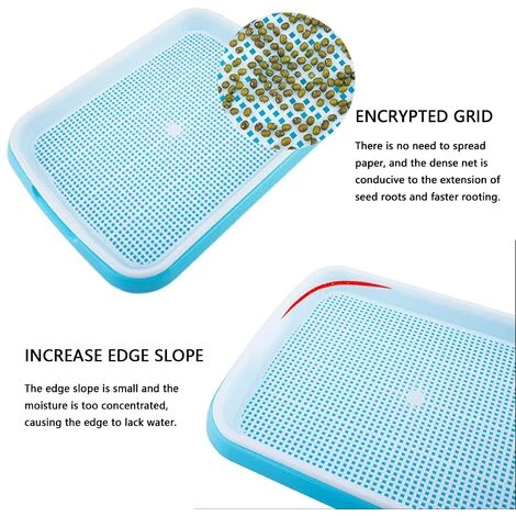 MEZHENG Plateau De Germination Des Graines Plateau De Semis Boîte À Germer Plateaux De Culture Mini Serre Pour Semis Propagateur Graine Plastique Plateau À Graines Pour Jardin Balcon Bureau Maison 2 Pièces 6 MEZHENG Plateau De Germination Des Graines Plateau De Semis Boîte À Germer Plateaux De Culture Mini Serre Pour Semis Propagateur Graine Plastique Plateau À Graines Pour Jardin Balcon Bureau Maison 2 Pièces – Image 4