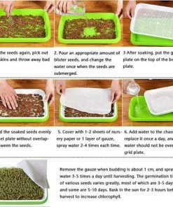 MEZHENG Plateau De Germination Des Graines Plateau De Semis Boîte À Germer Plateaux De Culture Mini Serre Pour Semis Propagateur Graine Plastique Plateau À Graines Pour Jardin Balcon Bureau Maison 2 Pièces 11 MEZHENG Plateau De Germination Des Graines Plateau De Semis Boîte À Germer Plateaux De Culture Mini Serre Pour Semis Propagateur Graine Plastique Plateau À Graines Pour Jardin Balcon Bureau Maison 2 Pièces -Accessoire de culture Soldes Boutique 65823941 5