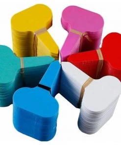 KAEJYIUT 300 Pièces T-Type Etiquettes En Plastique, étiquettes De Jardin Imperméable, Plant Markers & Labels, Multicolores Plastique Garden Etiquettes Signes, Plante T-Forme Tags Pour Plantes Jardin
