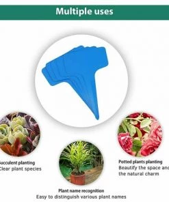 Ensoleillé 100 Mini étiquettes Dictons Plantes En Forme De T En Plastique, étiquettes Plantes, 6 X 10 Cm, Utile Pour Tous Les Jardiniers Bleu 10 Ensoleillé 100 Mini étiquettes Dictons Plantes En Forme De T En Plastique, étiquettes Plantes, 6 X 10 Cm, Utile Pour Tous Les Jardiniers Bleu -Accessoire de culture Soldes Boutique 65888392 4