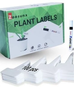 EINEMGELD 100 étiquettes En Plastique Pour Plantes, Premium Garden