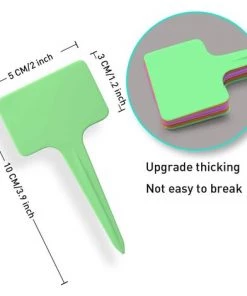 EINEMGELD 100 étiquettes De Plantes En Plastique Réutilisables -Accessoire de culture Soldes Boutique 66076693 2