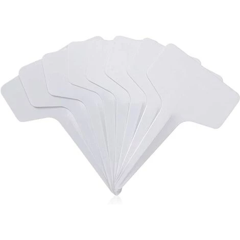 EINEMGELD Paquet De 100 étiquettes En Plastique Pour Plantes, Blanc 5 EINEMGELD Paquet De 100 étiquettes En Plastique Pour Plantes, Blanc – Image 3