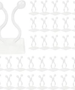 MEZHENG Plante Grimpante Support Clips 50 Pcs Crochet Fixateur Mural Auto-adhésif Support Pour Plantes Grimpantes Décoration De La Maison 9 MEZHENG Plante Grimpante Support Clips 50 Pcs Crochet Fixateur Mural Auto-adhésif Support Pour Plantes Grimpantes Décoration De La Maison -Accessoire de culture Soldes Boutique 66092224 3