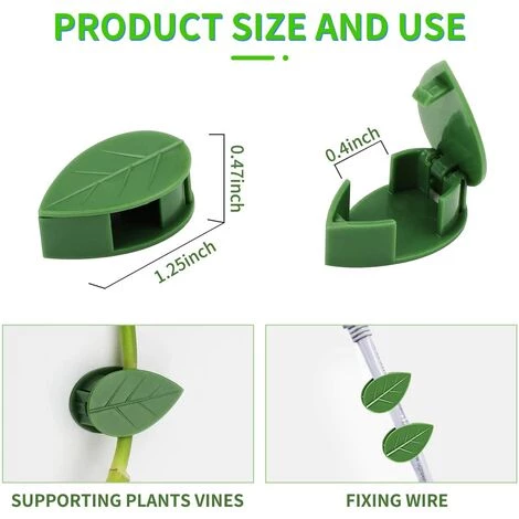 LIFCAUSAL 30 Pcs Plante Escalade Mur Fixation Clips Auto-Adhésif Crochet Vigne Traction Invisible Titulaire Plante Feuille Verte Simulation Pour Jardin Mur Clip Pour Escalade Plante Fixation Clip 4 LIFCAUSAL 30 Pcs Plante Escalade Mur Fixation Clips Auto-Adhésif Crochet Vigne Traction Invisible Titulaire Plante Feuille Verte Simulation Pour Jardin Mur Clip Pour Escalade Plante Fixation Clip – Image 2
