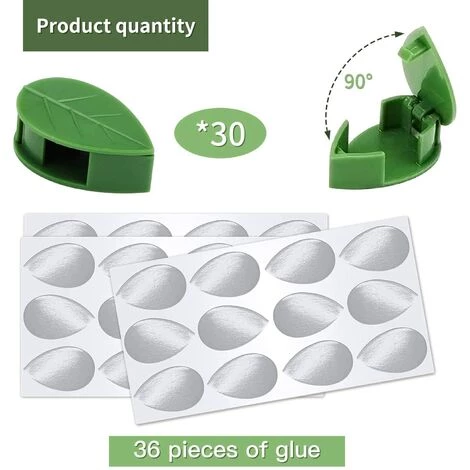LIFCAUSAL 30 Pcs Plante Escalade Mur Fixation Clips Auto-Adhésif Crochet Vigne Traction Invisible Titulaire Plante Feuille Verte Simulation Pour Jardin Mur Clip Pour Escalade Plante Fixation Clip 5 LIFCAUSAL 30 Pcs Plante Escalade Mur Fixation Clips Auto-Adhésif Crochet Vigne Traction Invisible Titulaire Plante Feuille Verte Simulation Pour Jardin Mur Clip Pour Escalade Plante Fixation Clip – Image 3