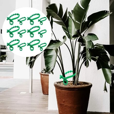 YEURIé 10 Pièces Jardin Des Plantes Jardin Des Liens Flexible De Torsion De Cravate Liens Végétales Support Pour Les Plantes Câble Cravate 6 YEURIé 10 Pièces Jardin Des Plantes Jardin Des Liens Flexible De Torsion De Cravate Liens Végétales Support Pour Les Plantes Câble Cravate – Image 4