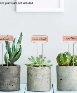 YEURIé Lot De 10 étiquettes De Plantes Réutilisables En Cuivre Plaqué De 25,4 Cm De Haut Pour Fleurs, Légumes, Pots De Fleurs, étiquettes De Jardin Résistantes Aux 10 YEURIé Lot De 10 étiquettes De Plantes Réutilisables En Cuivre Plaqué De 25,4 Cm De Haut Pour Fleurs, Légumes, Pots De Fleurs, étiquettes De Jardin Résistantes Aux -Accessoire de culture Soldes Boutique 66332782 4
