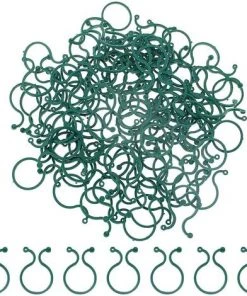 200 Pièces Support Pour Plantes Clips Vert Support Plantes Grimpantes Clips De Jardin Clips De Support Réglable Pour Plantes Fixateur Pour Jardin Vigne（40cm）,Adélala