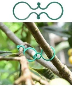 200 Pièces Support Pour Plantes Clips Vert Support Plantes Grimpantes Clips De Jardin Clips De Support Réglable Pour Plantes Fixateur Pour Jardin Vigne（40cm）,Adélala -Accessoire de culture Soldes Boutique 66378673 4