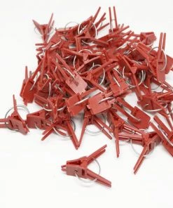 YEURIé 50pcs Intensification Clip Réutilisable Plat Et Rond De Fixation Goélands Outils Fleurs Greffoirs Clip De Protection Vigne Jardin Potager Buissons Seedlings Soutien -Accessoire de culture Soldes Boutique 66386815 3