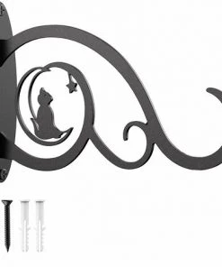 LIFCAUSAL 1Pc Plante Suspension Support Crochet Mural Pour Suspendre Mangeoire À Oiseaux Lanterne Vent Carillon Guirlande Lumineuse