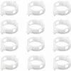 FLETéçA Plante Clips Support De Plantes Pour Légumes Tomates Et Plants De Vignes Lot De 100 Pinces à Plantes En Plastique Blanc Réutilisables Pour Petites Et Grandes Pousses Et Plantes Grimpantes Blanc