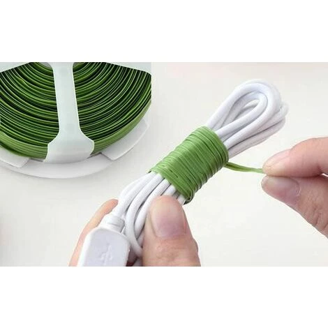 EINEMGELD Lien De Fixation En Métal Polyvalent De 50 M, Pour Cuisine, Bricolage, Attaches, Sac Alimentaire, Sac De Congélation, Bande D’attache 1pcs Green 7 EINEMGELD Lien De Fixation En Métal Polyvalent De 50 M, Pour Cuisine, Bricolage, Attaches, Sac Alimentaire, Sac De Congélation, Bande D’attache 1pcs Green – Image 5
