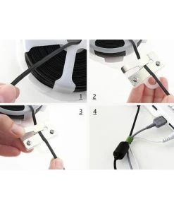 EINEMGELD Lien De Fixation En Métal Polyvalent De 50 m, Pour Cuisine, Bricolage, Attaches, Sac Alimentaire, Sac De Congélation, Bande D’attache 1pcs Noir -Accessoire de culture Soldes Boutique 67315316 4