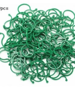 BDD 100 Pcs Clips De Jardin Support Pour Plantes Clips Twisty Plante Anneaux Pour Les Plantes Grimpantes Jardinage Boucle à Huit Caractères Plante Reliure Cravate Rotin Fleur Croissance Clip