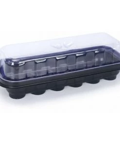 GRID COOL Plateau De Semis Deux-en-un, Avec 12 Blocs De Terreau Pour Semis Nutritifs, Coffret De Semis De Jardinage Pour Débutants