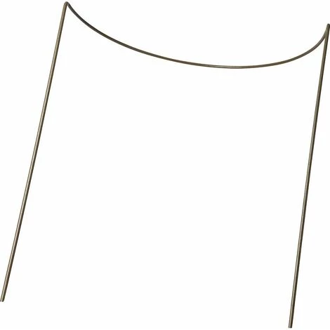 HARROD HORTICULTURAL Support à Plantes Demi-cercle En Acier (Lot De 6) 51 X 51 Cm Vert - Vert Olive Foncé 4 HARROD HORTICULTURAL Support à Plantes Demi-cercle En Acier (Lot De 6) 51 X 51 Cm Vert - Vert Olive Foncé – Image 2