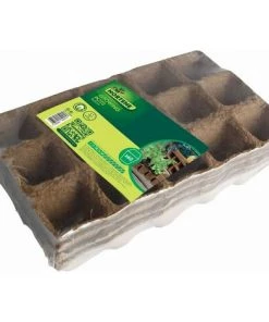 Nortene 60 Godets Pour Semis "Growing Pots" - 100 % Biodégradables - 5 X 5 Cm